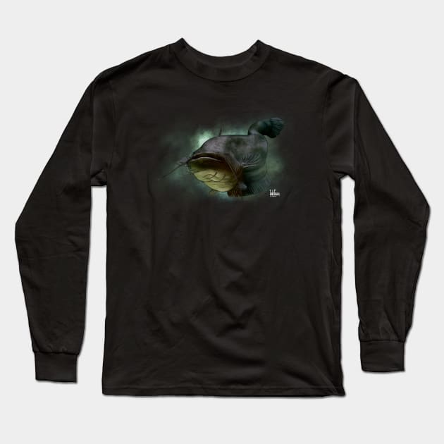 Catfish Long Sleeve T-Shirt by Sandarmi